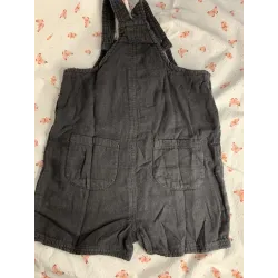 Salopette short noire - Garçon 24 mois