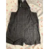 Salopette short noire - Garçon 24 mois
