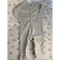 Pyjama gris étoilé - Garçon naissance