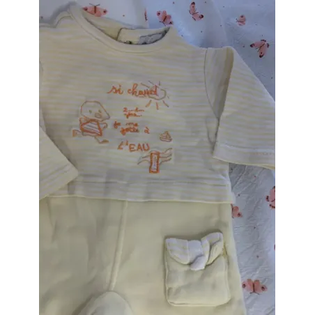 Pyjama jaune - Garçon Naissance