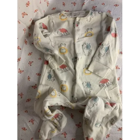 Pyjama Velours Animaux - Garçon Naissance