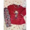 Ensemble ML + Legging fleurs - Fille 3 mois