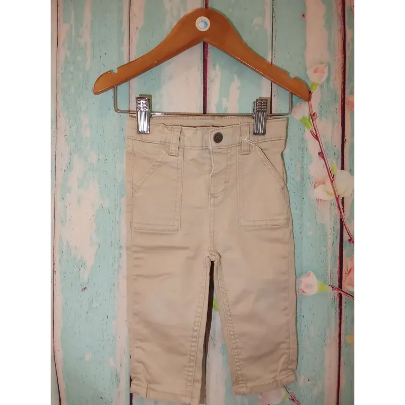 Pantalon beige coupe droite