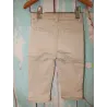 Pantalon beige coupe droite
